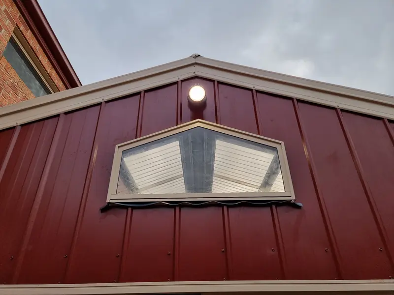 Outdoor shed lighting